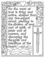 Hebrews Coloringpagesbymradron Adron Verses 1240 sketch template