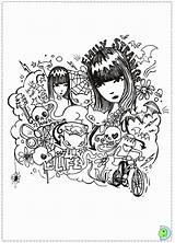 Coloring Pages Weird Strange Emily Dinokids Comments Library Close Print sketch template