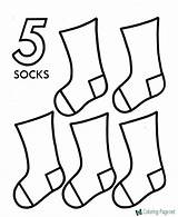 Counting Objects Numbers Coloring Pages Activity Worksheets Number Count Learn Kids Learning Printable Color Socks Clipart Worksheet Preschool Sheets Kid sketch template