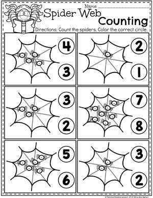 spider worksheets preschool printable worksheet parts   spidern