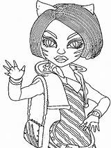 Monster High Toralei Coloring Stripe Pages Anycoloring Mattel Doll Sweet sketch template
