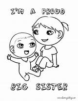 Sister Coloring Pages Brother Lol Big Doll Surprise Birthday Colouring Happy Baby Sisters Printable Drawing Color Kids Sibling Print Getcolorings sketch template
