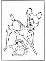 Bambi Thumper Coloring Pages Disney Flower Tattoo Characters Cartoon Funnycoloring Drawing Kleurplaten Bambie Popular Printable Da Coloringhome Advertisement Comic sketch template