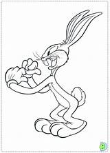Coloring Dinokids Bugs Bunny Close sketch template