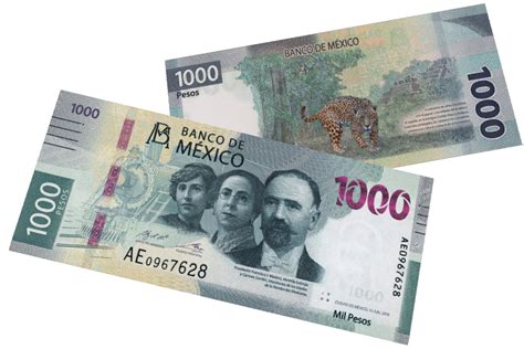 peso banknote introduced  mexico