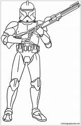 Wars Star Clone Coloring Pages Color Getdrawings Drawing Coloringpagesonly sketch template