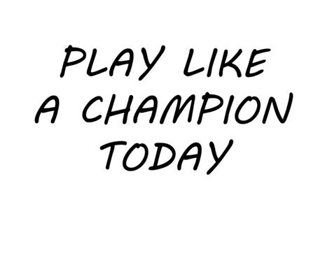 play   champion today vinyl decal vehicle  wall art etsy
