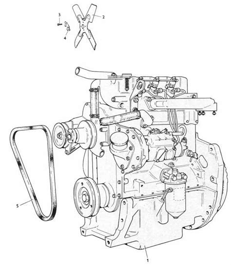 massey ferguson  engine diagram massey ferguson mf  gas diesel tractor operation manuals