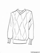 Sweater Coloring Pages Getcolorings Color Pag Popular sketch template