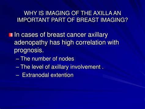 Ppt Imaging Of The Axilla Powerpoint Presentation Free Download Id