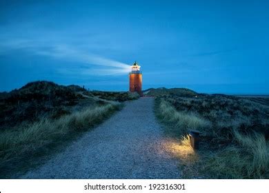 lighthouse north sea germany island sylt stock photo