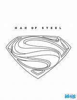 Superman Coloring Pages Logo Steel Man Super Heroes Symbol Drawing Sketch Clipart Colouring Library Kids Zod General Justice League Hellokids sketch template