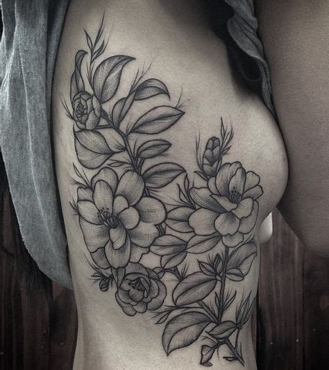 42 Best Flower Rib Tattoos Images Tattoos Flower Tattoo On Ribs Rib
