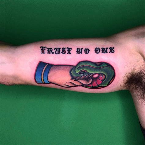 Top 72 Trust No One Hand Tattoo In Cdgdbentre