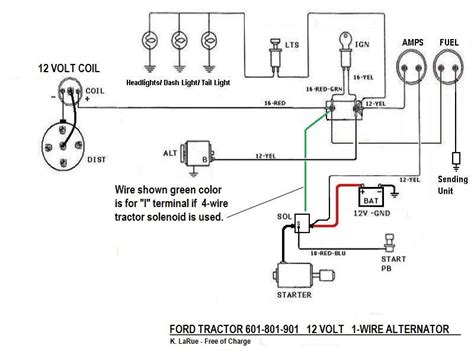 ford tractor wiring diagram  volt otzyvy lee