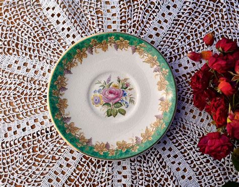 vintage bristol england virginia pattern flowers  etsy uk small designs oval plates