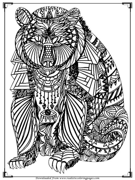 realistic bear coloring pages inerletboo