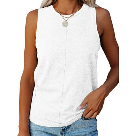 colisha summer sleeveless t shirts for women casual plain tank tops