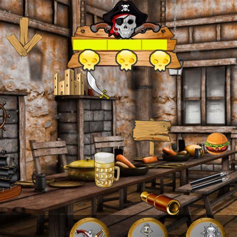 play hidden object pirate treasure    game freegamesorg