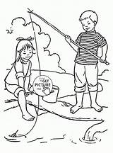 Fishing Coloring Pages Kids Summer Printables Designlooter 1480 2kb 2000px sketch template