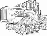Tractor Versatile Tracteur Coloriage sketch template