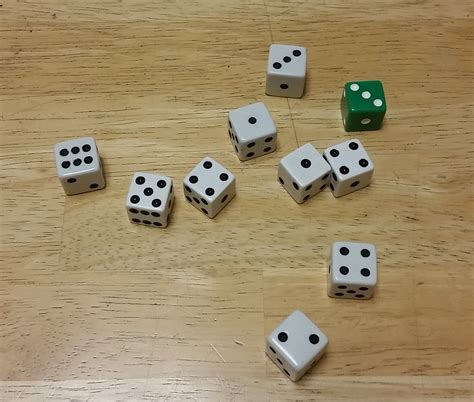 number dice activity