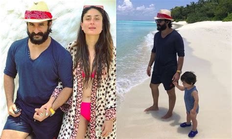 some more pictures of kareena kapoor khan saif ali khan and taimur from their maldives vacation