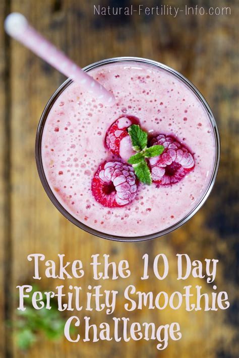 the 10 day fertility smoothie challenge foods to boost fertility fertility smoothie