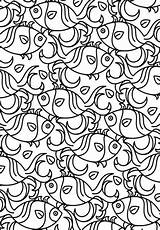 Escher Supercoloring Kleurplaat Volwassenen Kleurplaten Rangoli Vissen Lessons Getdrawings Afkomstig sketch template