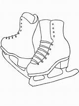 Skates Glace Patin Skating Schlittschuhe Imprimer Patinage Mycoloring Täältä Tallennettu Southwestdanceacademy sketch template