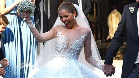 Victoria Swarovski Wedding Dress Crystal Heir Marries In