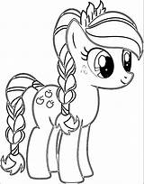 Coloriage Poney Sheets sketch template