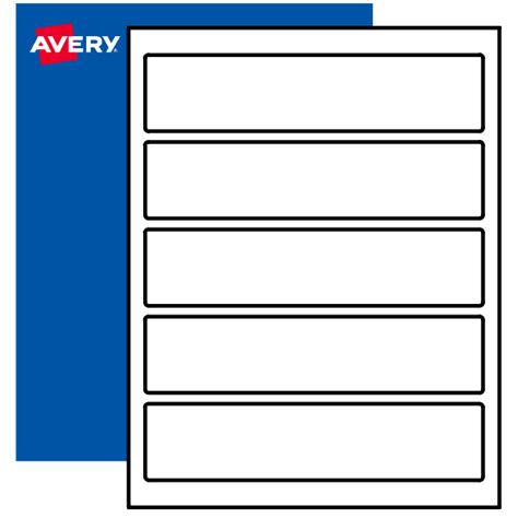 avery   square label template