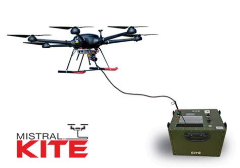 mistral kite tethered drone system  continuous surveillance