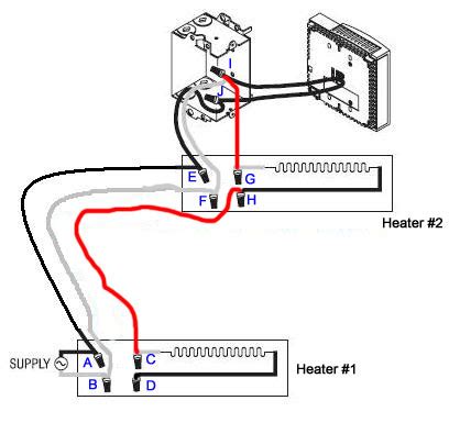volt baseboard heaters wiring diagram activity diagram