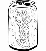 Coca Coke sketch template