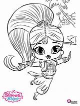 Samira Shimmer Shine Ballerina Bubakids Poppy sketch template
