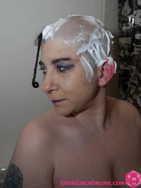 head shaving fetish