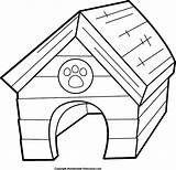Dog Clipart Clip Doghouse Kennel Cliparts Library Clipartion Preschool Leash Collar sketch template