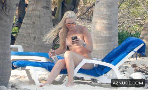 lindsey vonn sexy shows off her hot figure on the beach in tulum aznude