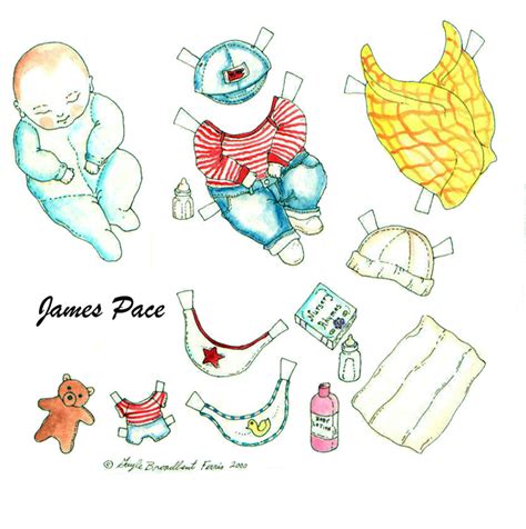 images  baby paper dolls printable  printable baby paper