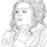 Coloriage Helena Bonham Hellokids Charlie Jagger Mick Cantores Stones Grupo Actriz 480p Mister Pintar Rowling Voldemort Historicos Coloriages Actor sketch template