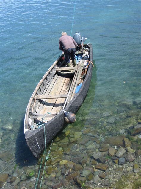 fishing canoe  byebyespy  deviantart