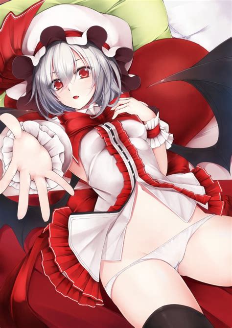 Utakata Kochou No Yume Remilia Scarlet Touhou Silver Hair 1girl