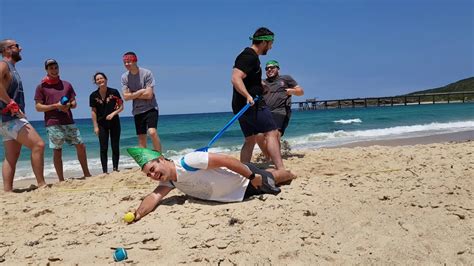 Beach Games Team Building Challenge Mini Olympics Youtube