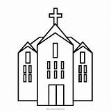 Chiesa Colorare Gereja Mewarnai Iglesia Disegni Anak Coloring Kartun Katolik sketch template