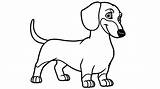Dachshund Colouring Weiner Coloring4free 1397 Bestcoloringpagesforkids sketch template