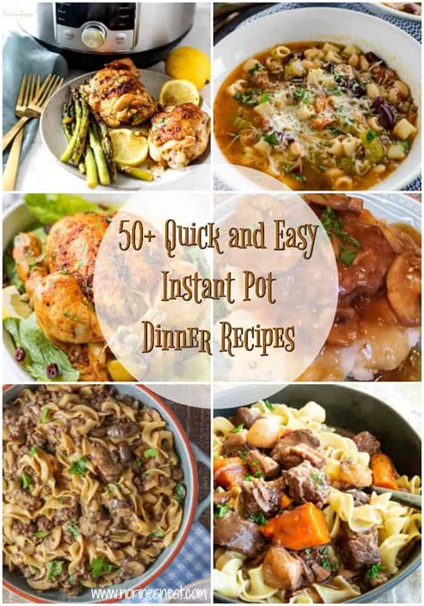 quick  easy instant pot dinner recipes norines nest