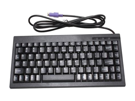 solidtek kb bp black ps wired mini keyboard neweggcom