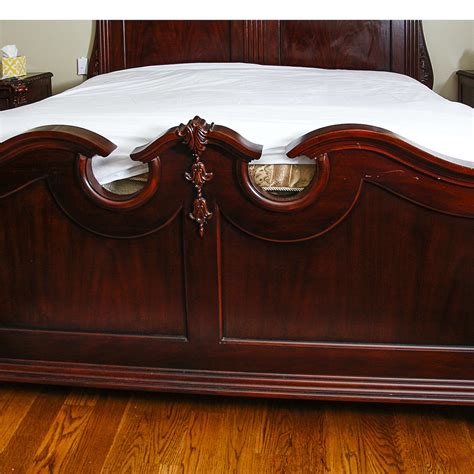 vintage victorian style king size bed frame ebth